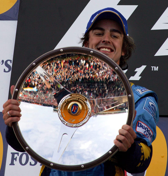 索伯车队力克威廉姆斯，阿隆索高光表现